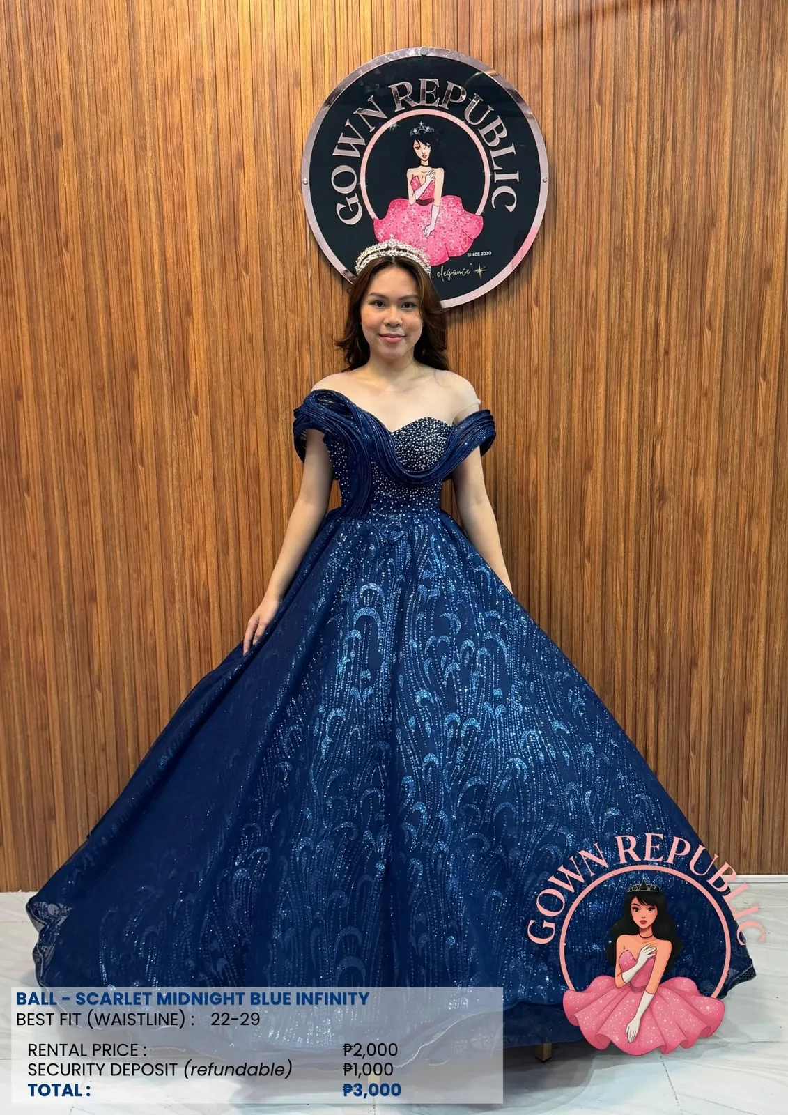Ball Gowns: Blue 124